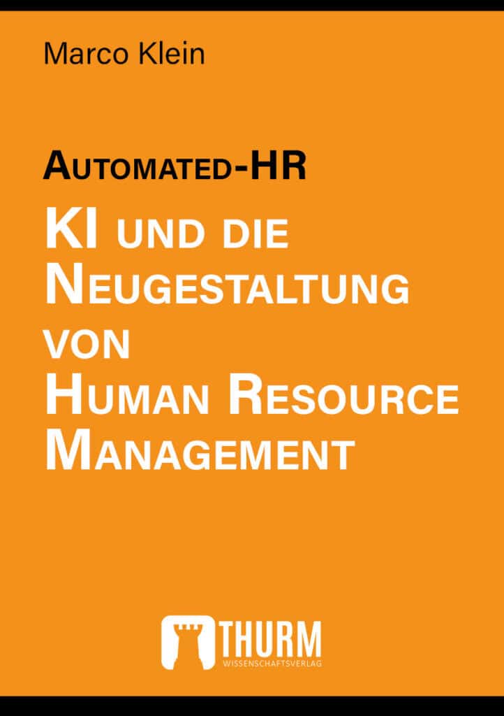 Buchcover Automated HR von Marco Klein