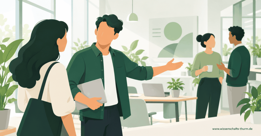 Bildhafte Darstellung einer positiven Arbeitgebermarke